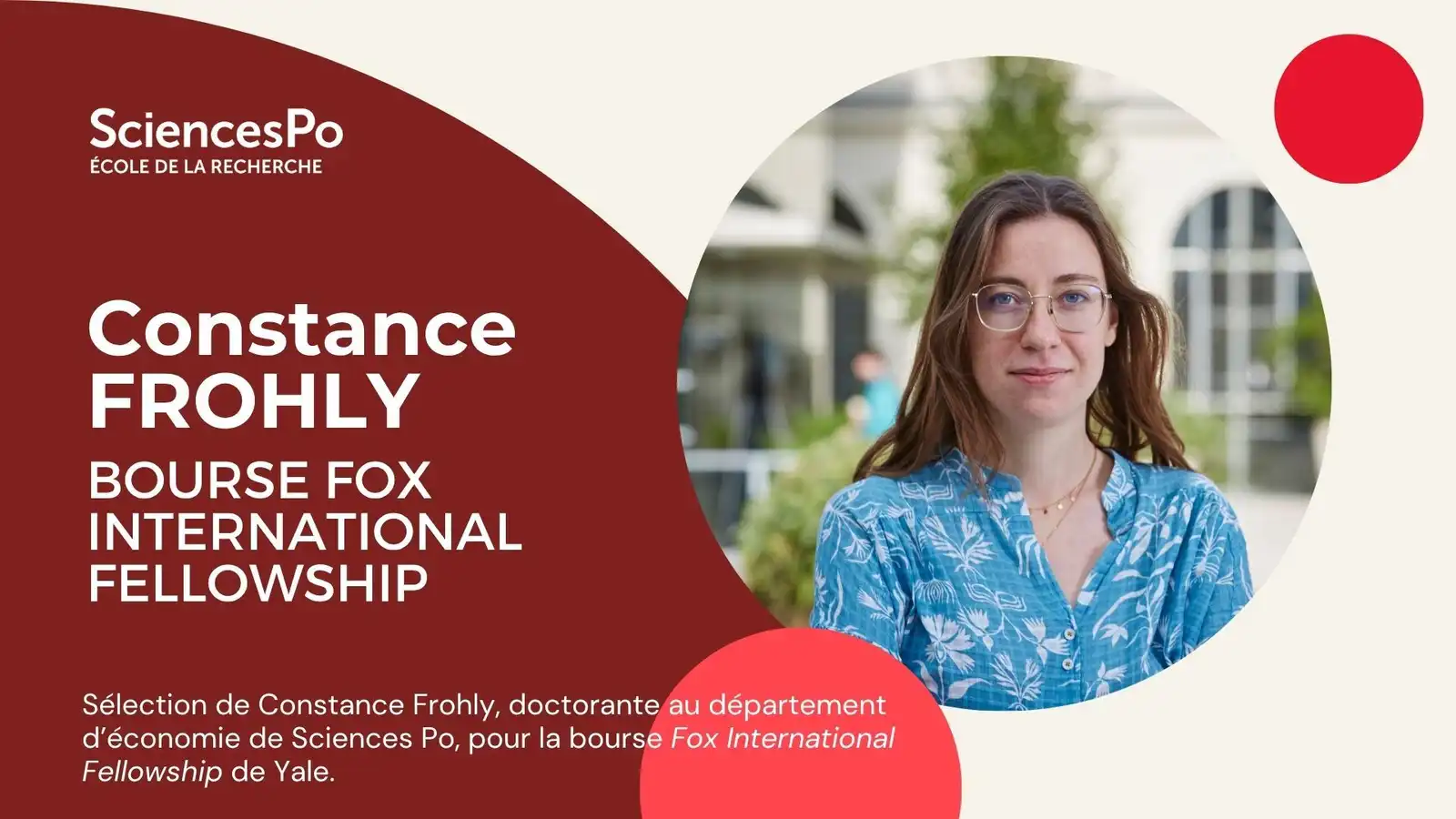 Constance Frohly Fox international Fellowship