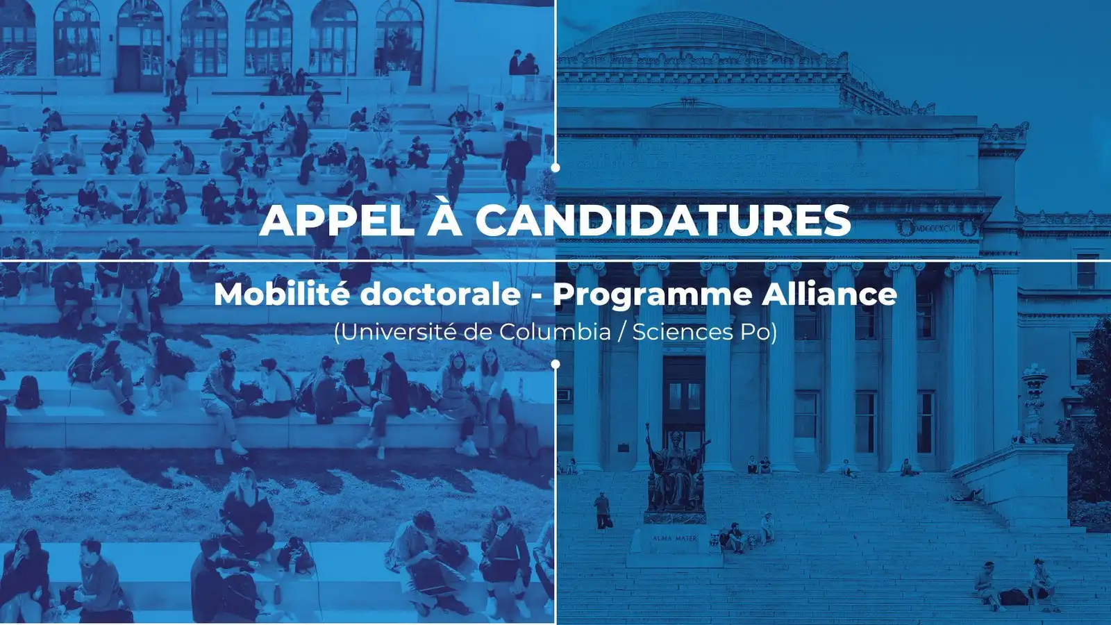 Appel à candidature programme d'échange doctoral Alliance
