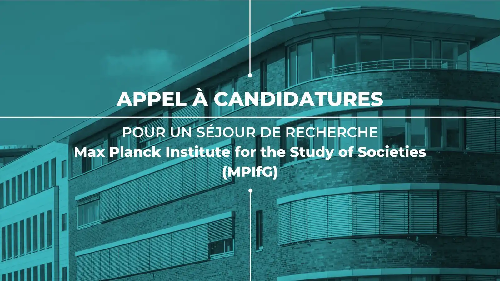APPEL à candidatures séjour de recherche à l'institut Max Planck