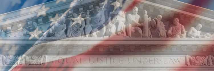 The façade of the Supreme Court of the United States 