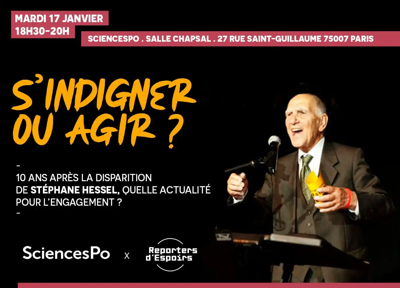 conférence "S'indigner ou agir ?"