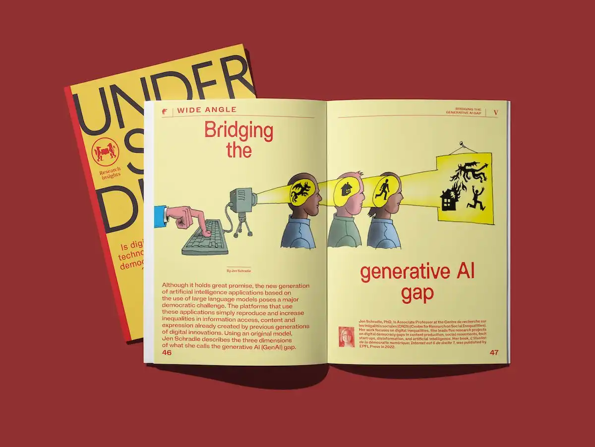Article about Bridging the generative AI gap, from Understanding Our Times magazine.