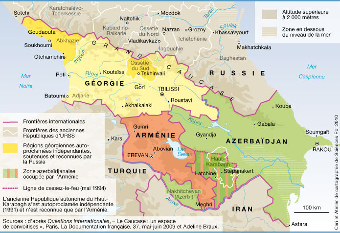 Les Etats du Caucase du Sud