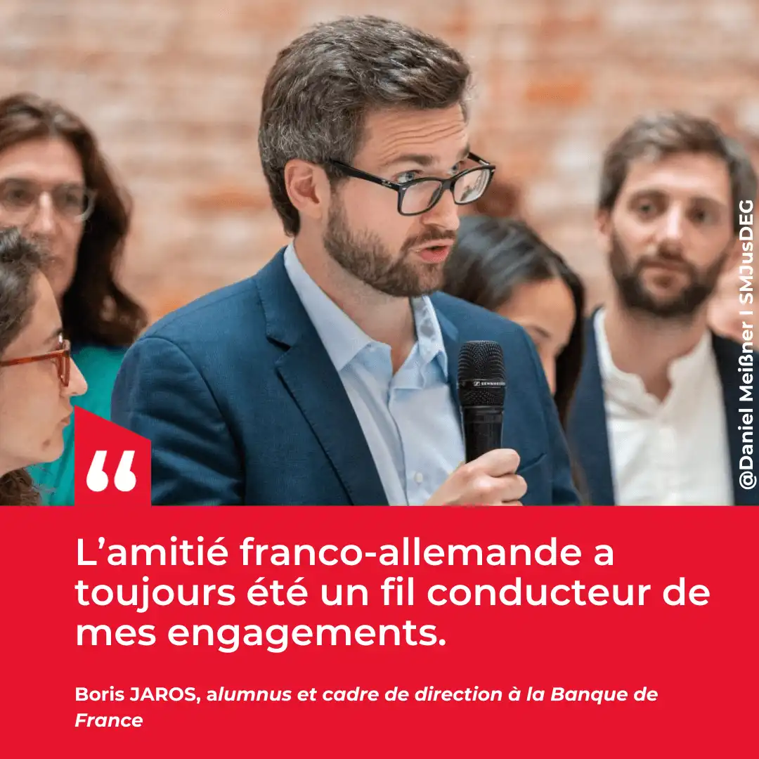 Boris Jaros : l’amitié franco-allemande a toujours été un fil conducteur de mes engagements.