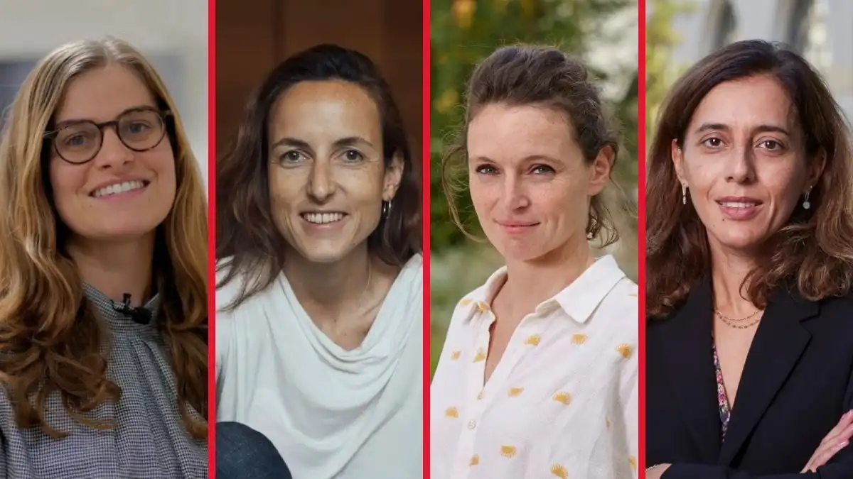 Portraits de DIANE BOULET, JULIA Cagé, Axelle Ferrière, Mirna Safi