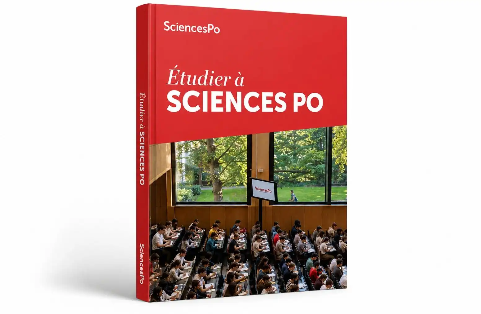 Mockup de la brochure de Sciences Po