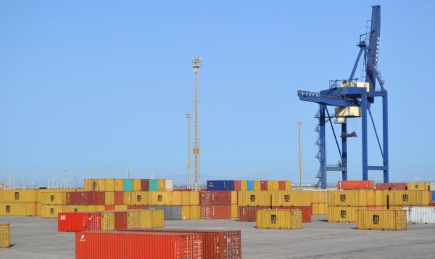Container Terminal in Cadiz, Spain