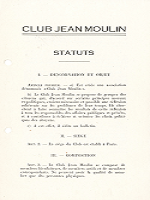 Statuts du Club (1CJM1), Fonds Club Jean Moulin, AHC-CHSP, tous droits réservés.