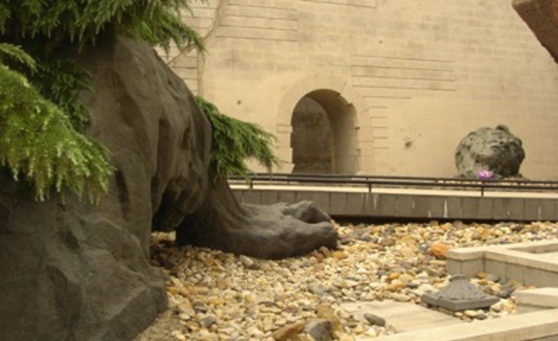 Disaster in the Ancient City sculpture at the Nanjing Massacre Memorial Hall