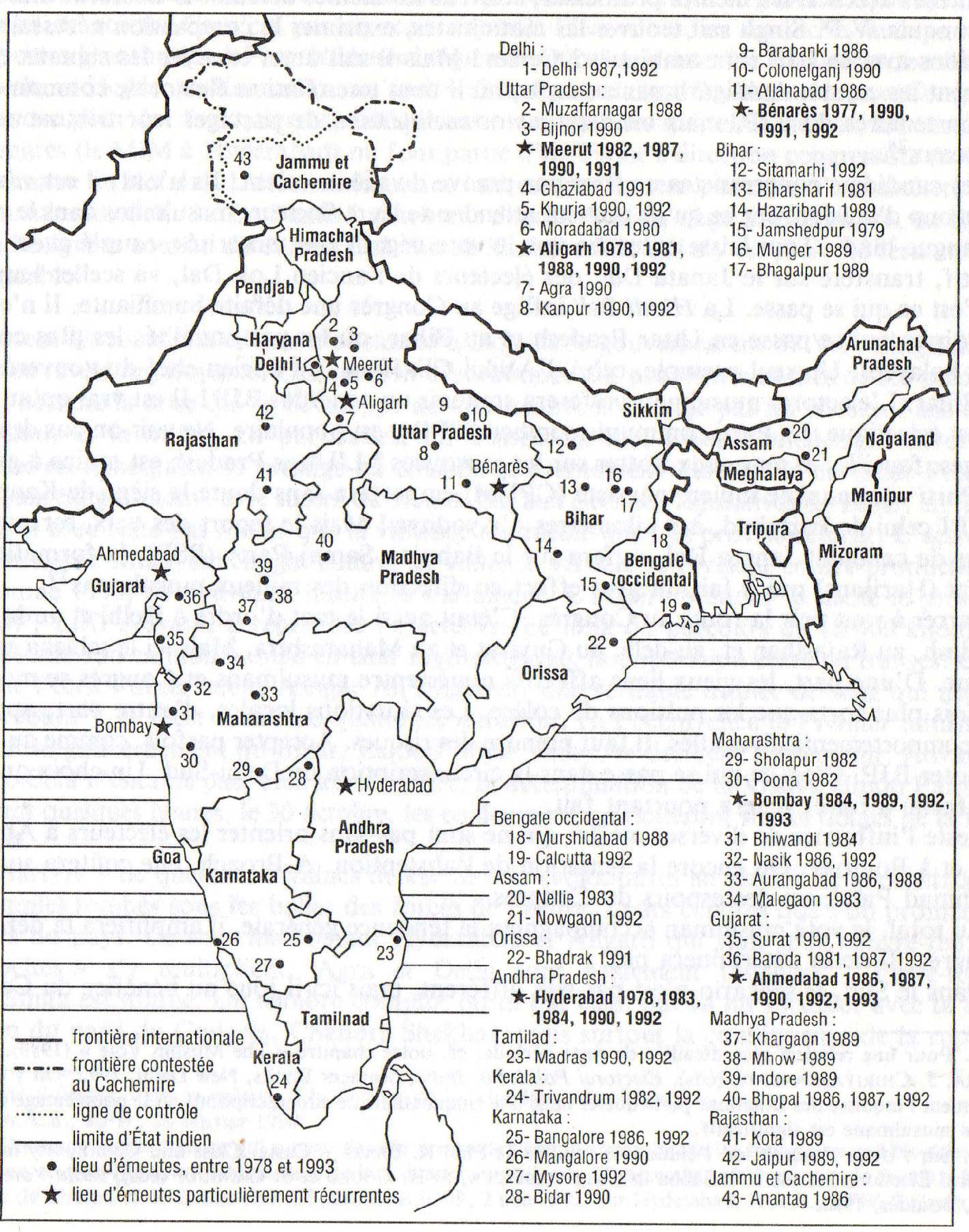 Hindu-Muslim Communal Riots in India I (1947-1986) Sciences Po Violence de masse et Résistance