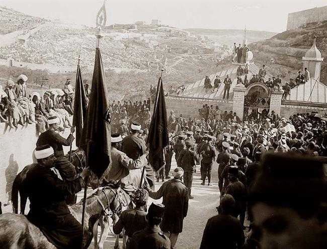 Nabi Moussa shrine, Palestine, April 1920