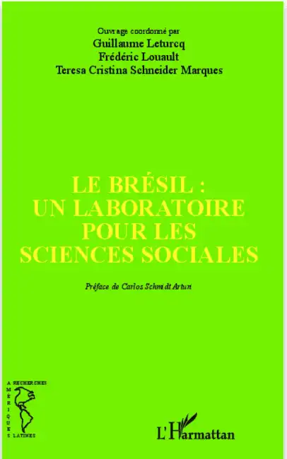 Couv. Le Brésil : un laboratoire pour les sciences sociales