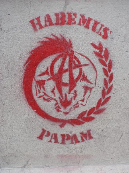  Détournement anarchiste de l’Habemus papam