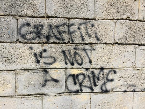 « Le Graffiti n’est pas un crime » (en anglais)