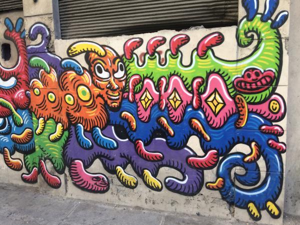 Graffiti multicolore