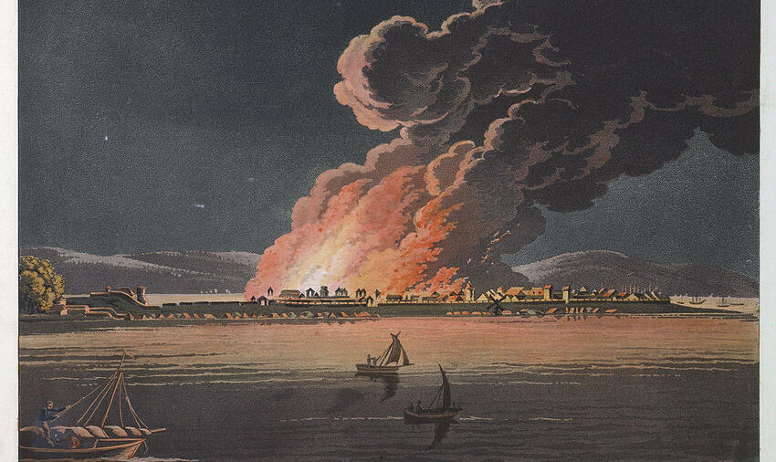 A View of Bombay from Malabar Point - R. Cribb (King George III Topo Collection)