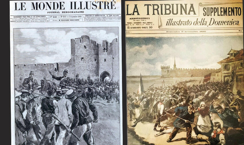Massacre des italiens, Aigues-Mortes, 1893 (Domaine public)