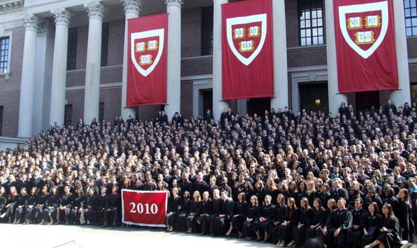 Harvard college graduates (Photo Zilinsky CC-BY-ND-2.0)