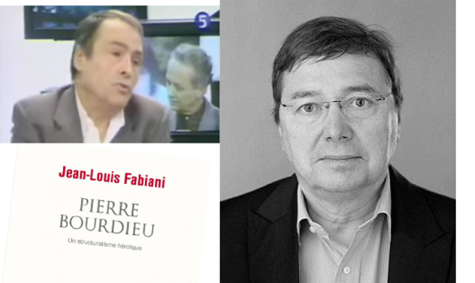 Jean-Louis Fabiani - Ouvrage sur Pierre Bourdieu au Seuil (2016)
