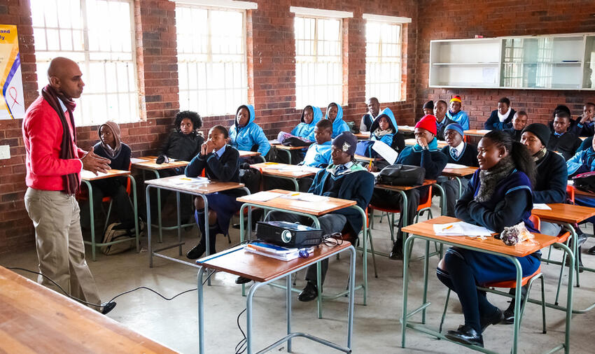 African High School Children, Johannesburg (Sunshine Seeds, via Shutterstock)