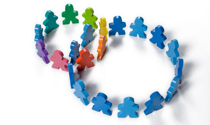 A business concept - networking or teamwork, Varina Patel (via Shutterstock) 
