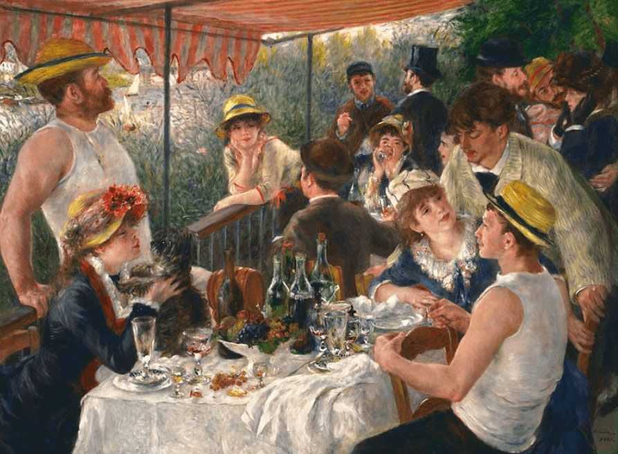 "Le Déjeuner des canotiers" (1881) de Pierre-Auguste Renoir