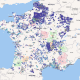 Carte déploiement fibre optique ARCEP