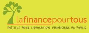 Logo du site "La finance pour tous" de l'IEFP (L'Institut pour l'éducation financière du public". CC BY-SA 3.0