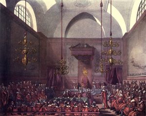 House of Lords. 1809 . Crédits image : domaine public