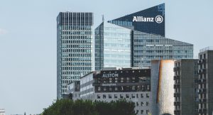 Allianz builing at la Défense. 2017 by Pierre-Olivier, via Shutterstock