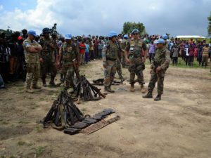 The chief of the Mai Mai Sheka goes to 26 July 2017 - to MONUSCO. Photo MONUSCO.