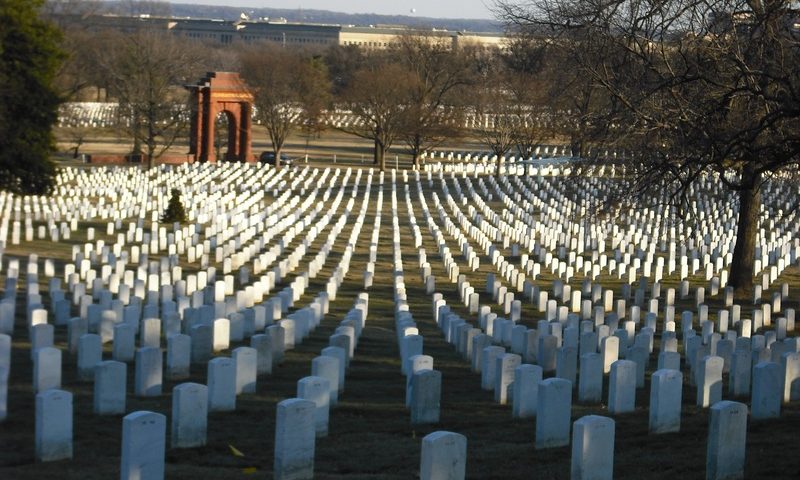 Cimetière national d'arlington. Washington DC. Domaine public.