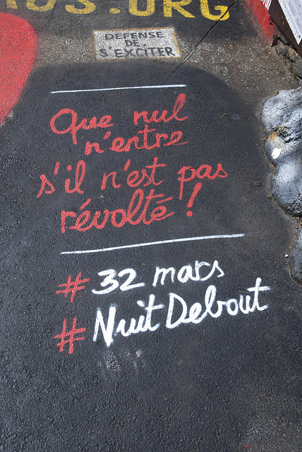 Nuit Debout. CC BY 2.0. Thierry Ehrmann