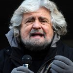 Beppe Grillo, ispiratore del movimento, nel 2012