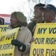 Protect the Voting Rights Act rally at the SCOTUS. 2013. Photo by David Sachs .CC BY-NC-SA 2.0