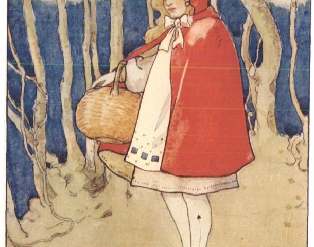 Little Red Riding Hood. From Childhood's Favorites and Fairy Stories, by Various. Domaine public