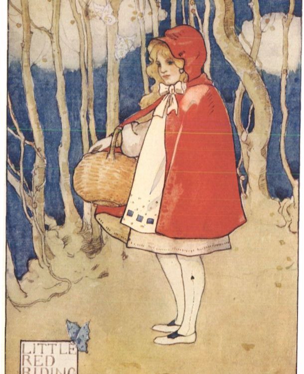 Little Red Riding Hood. From Childhood's Favorites and Fairy Stories, by Various. Domaine public