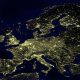 L'Europe vue du ciel par la NASA. Domaine public. Wikimédia