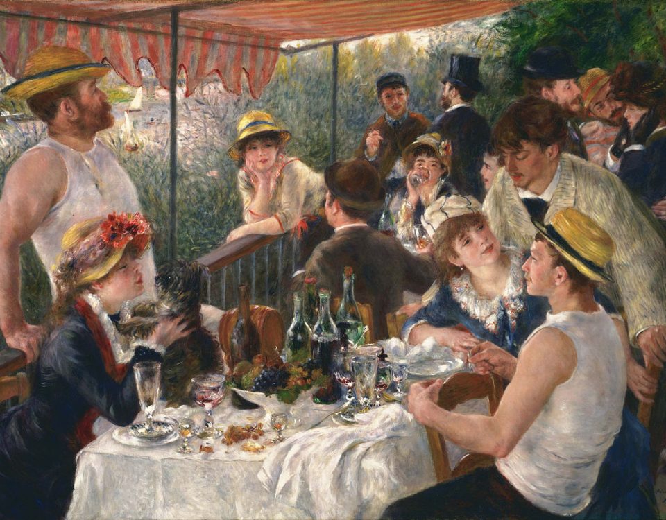 Pierre-Auguste_Renoir. Le Déjeuner des canotiers. Crédits : Domaine public