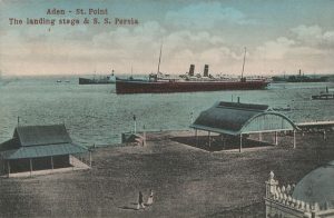 Le Port d'Aden vers 1910 Par Inconnu, Unknown author (Postcard, scanned by Flominator) [Public domain], via Wikimedia Commons