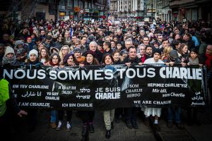 Strasbourg manifestation Charlie Hebdo 11 janvier 2015. Crédit photo : Claude Truong-Ngoc / Wikimedia Commons - cc-by-sa-3.0