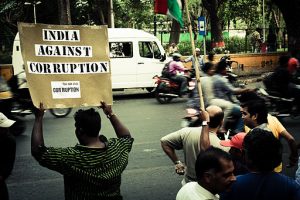 India Against Corruption - Protestors in Pune,India. April 2011. Copyrights: Nirzardp [CC BY-SA 3.0]