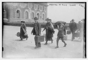 Climbing into the Promised Land, Ellis Island. 1908,