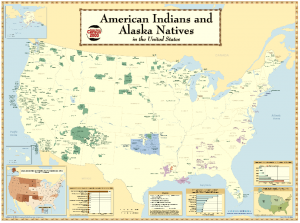 Amerian Indian Reservations. Source : United States Census Bureau, 2006