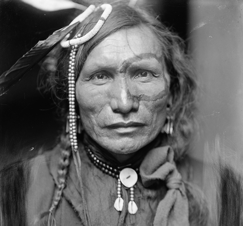 Title: Iron White Man, a Sioux Indian from Buffalo Bill's Wild West Show