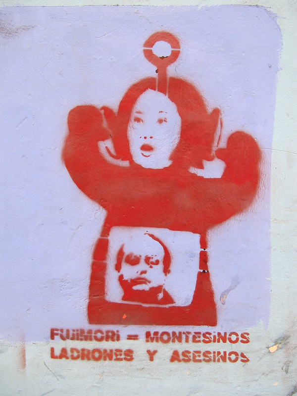 Keiko Fujimori Graffiti. ©Ed Kohler/CC BY 2.0