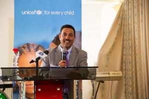 Daniel Assefa, Head of the Bureau of Plan and Finance during UNICEF's 65th anniversary in Ethiopia, World Breastfeeding Week in Tigray, August 2018. ©UNICEF Ethiopia/2018/Demissew Bizuwerk. CC BY-NC-ND 2.0