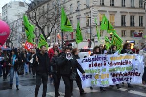 Manifestation le 8 mars 2017 Paris. Crédits image : Jeanne Menjoulet CC BY-ND 2.0