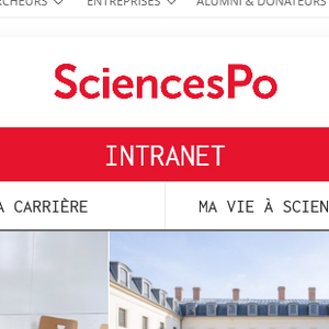 The Sciences Po staff intranet The Sciences Po staff intranet