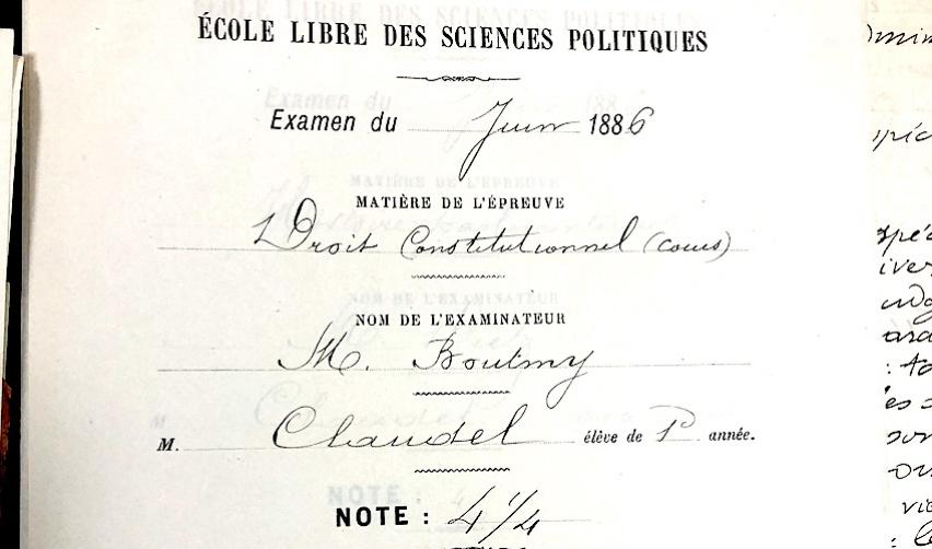 Paul Claudel: An Incidental Diplomat